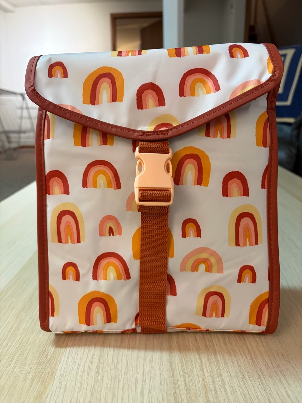 Thirty-one Boho Rainbow Foldover Lunch Bag